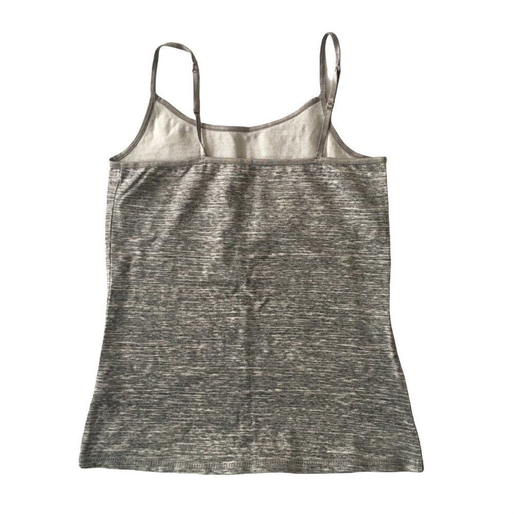 Justice cotton spaghetti strap top in grey - Picture 3 of 4